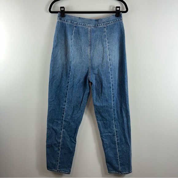 Madewell High Rise Tapered Seamed Jeans Size 28 - Picture 5 of 7